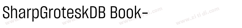 SharpGroteskDB Book字体转换